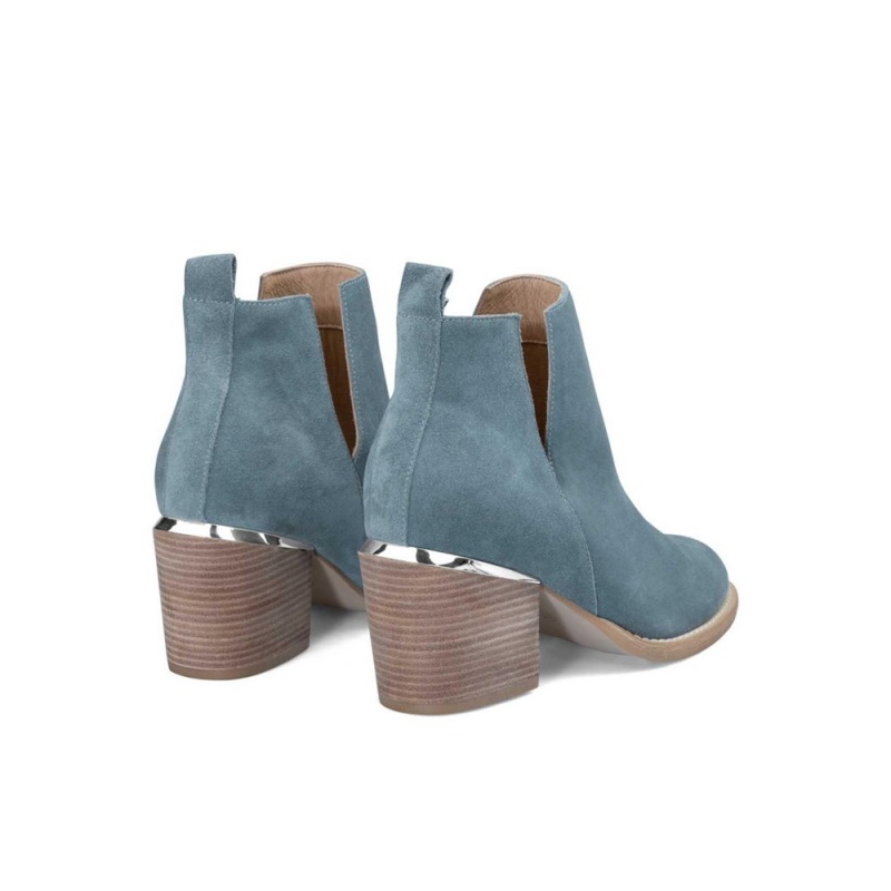 Bottines Alma En Pena Opening Boots Bleu Marine Femme | IAL-70718587